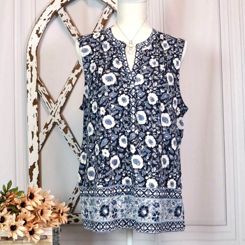Lucky Brand. Sleeveless blouse.